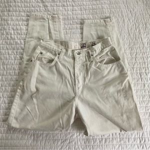 Vintage White Denim Jeans